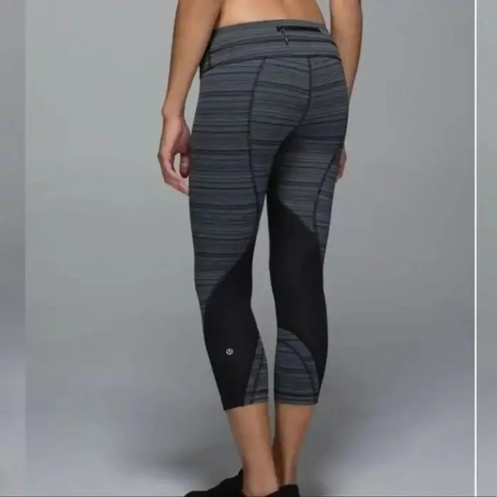 Lululemon Run Crop Inspired Women's Athletic Leggings Size‎ 4